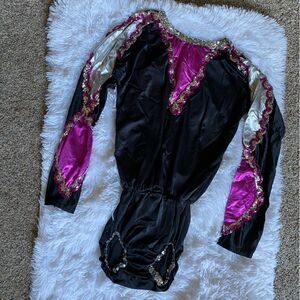 Curtain Call Costumes Size CL Childs Large Long Sleeves‎